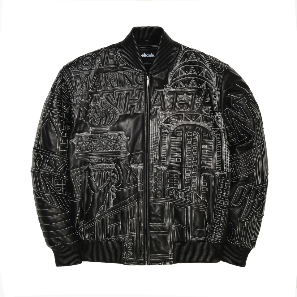 Pelle Pelle NYC Boro Quilted Black Jacket