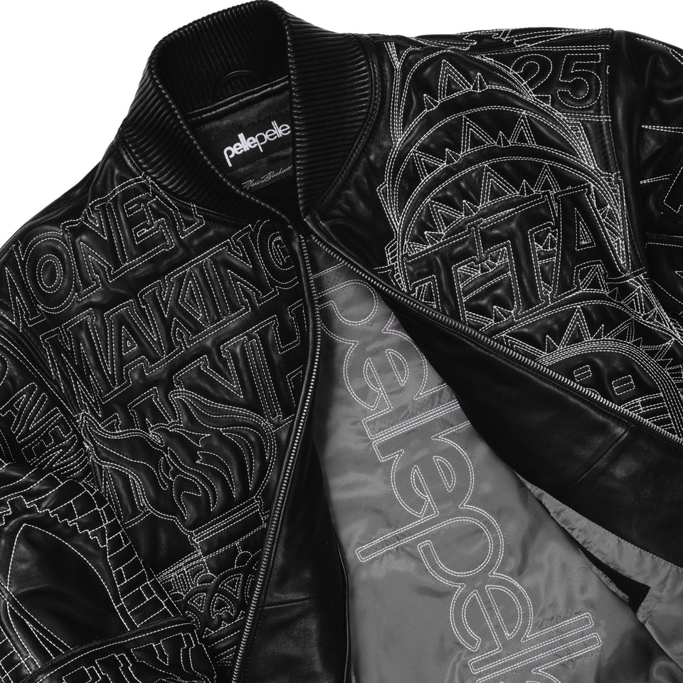 Pelle Pelle NYC Boro Quilted Black Jacket view 7