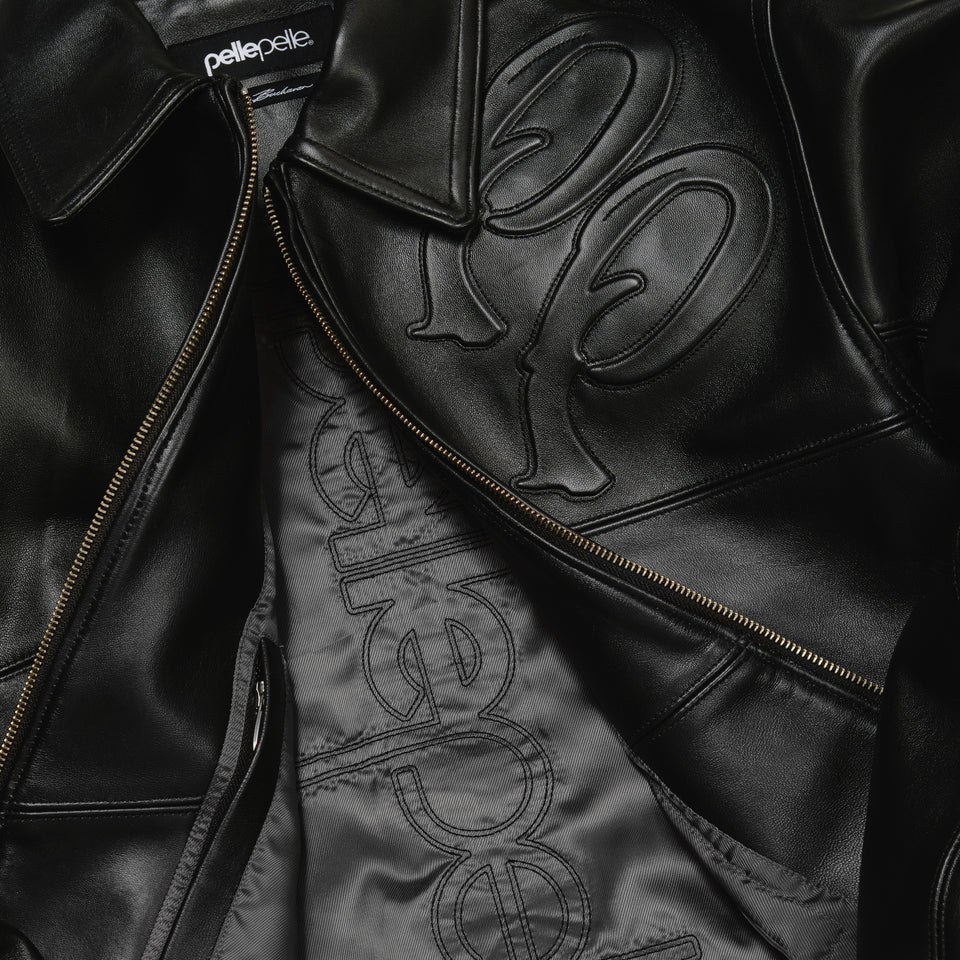 Two Tone Pelle Pelle Black Jacket view 4