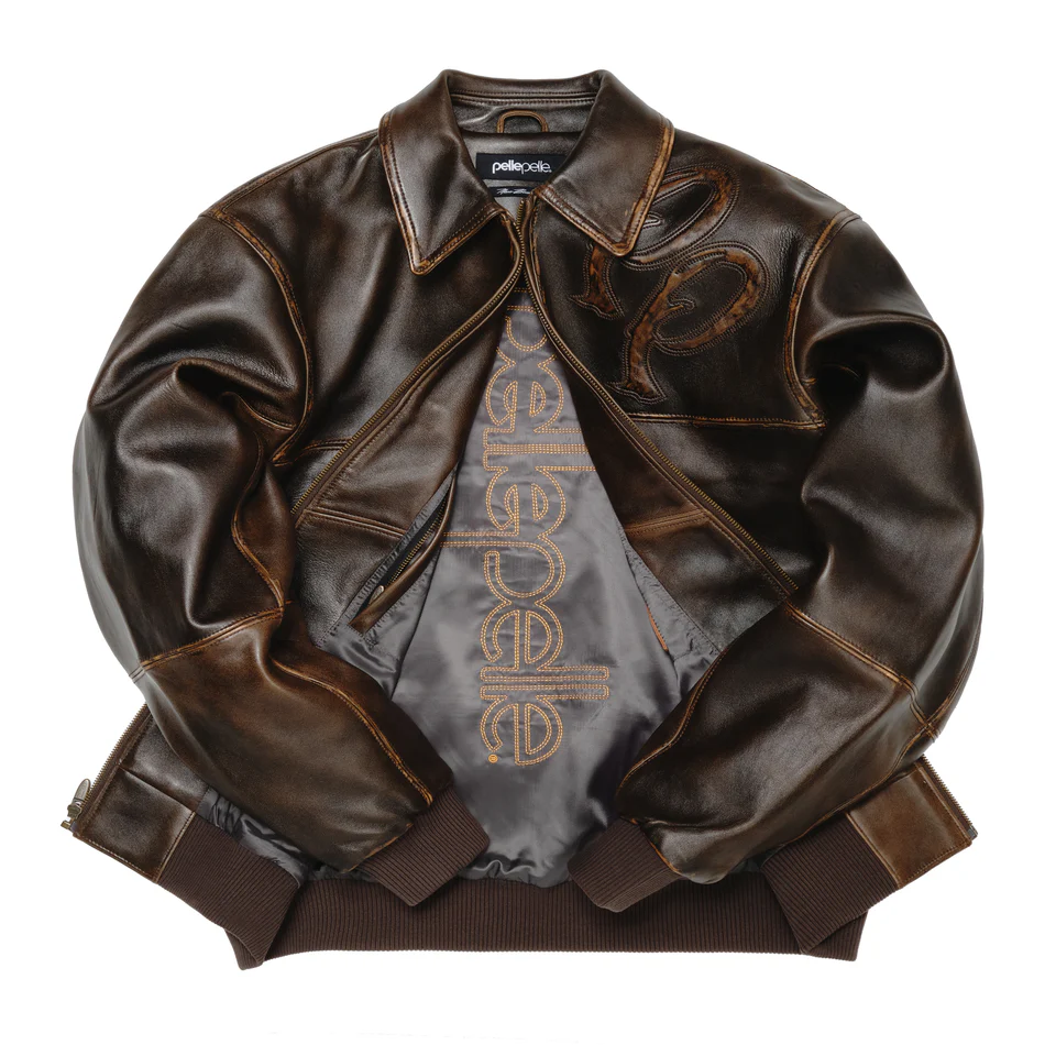 Two Tone Pelle Pelle Brown Jacket view 8